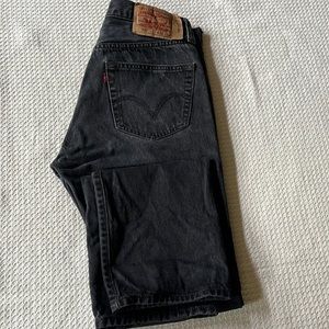 Vintage black Levis straight leg jeans